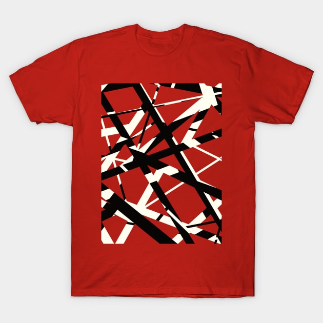 Frankenstrat Guitar Pattern T-Shirt by Hornets Nest